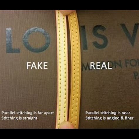 does louis vuitton have double stitching